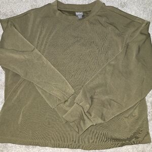 Worthington Olive Green Sweatshirt, LARGE
